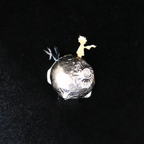[silver925] ﻿Le Petit Prince Buttoncover_Fox 어린왕자와 여우 버튼커버