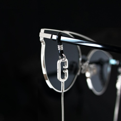[silver925] [Ver. 안경스트랩 셋팅] Goli Necklace Strap Silver 925 고리 목걸이형 스트랩 스터링실버