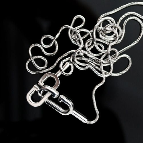 [silver925] Goli Necklace Strap Silver 925 고리 목걸이형 스트랩 스터링실버